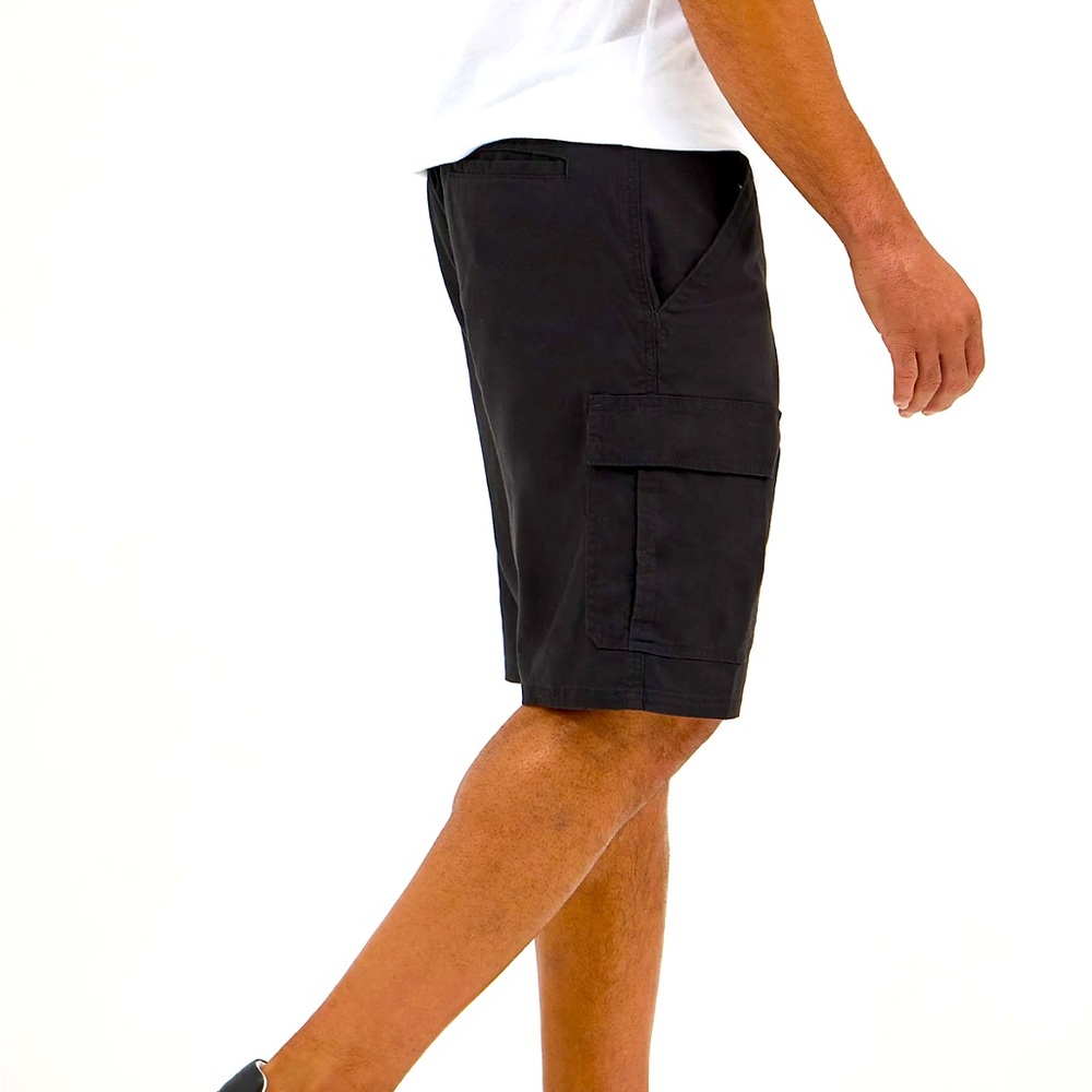 Men's Black Cargo Shorts